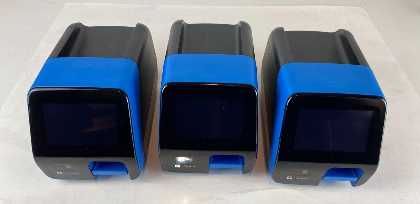 Quidel Sofia2 Immunoassay Analyzer Lot of 3 Units – Ref 20299 (See Details)