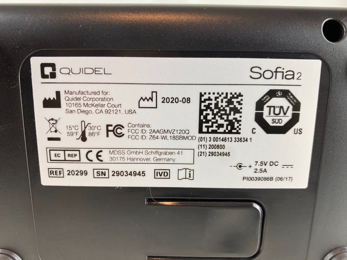 Quidel Sofia2 Immunoassay Analyzer Lot of 3 Units – Ref 20299 (See Details)