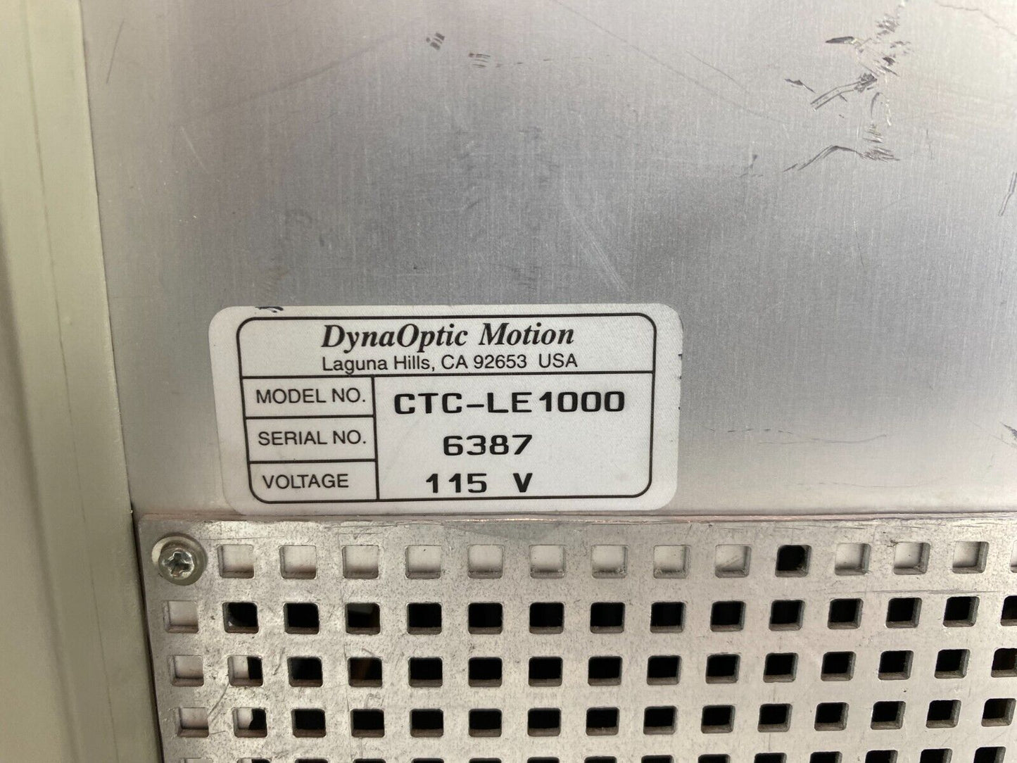 DYNAOPTIC MOTION PIEZOMECHANIK CTC-LE1000 PIEZOELECTRIC ACTUATOR AMP