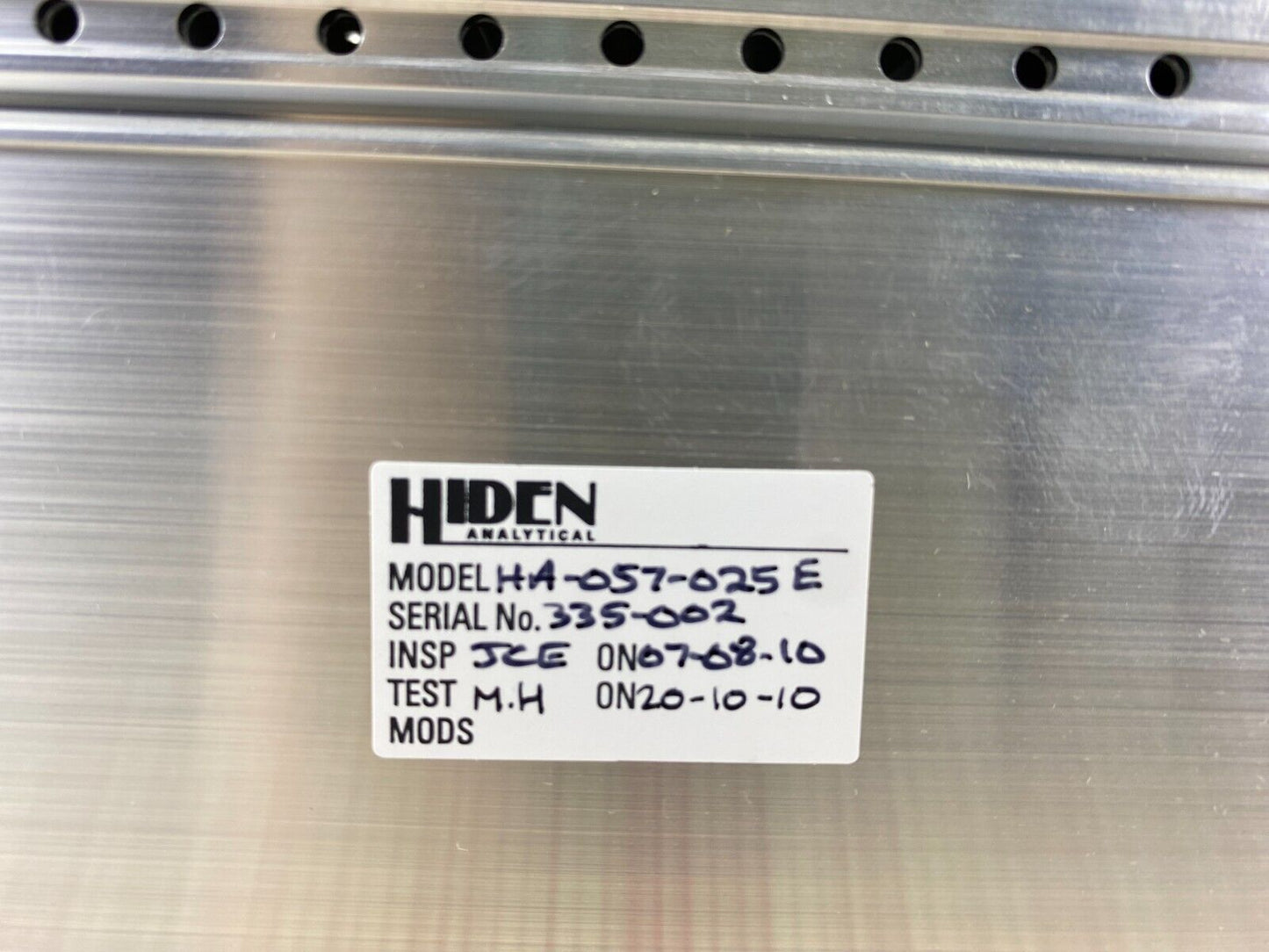 Hiden Analytical HA-057-025E Power Supply & Trip Unit Module