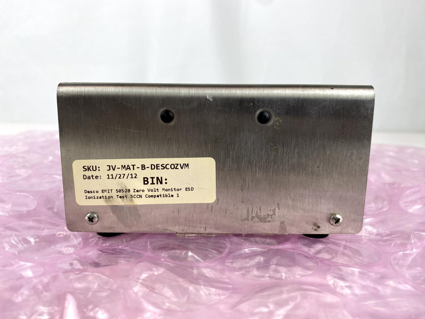 Desco 50528 EMIT ESD Ionization Test Zero Volt Monitor