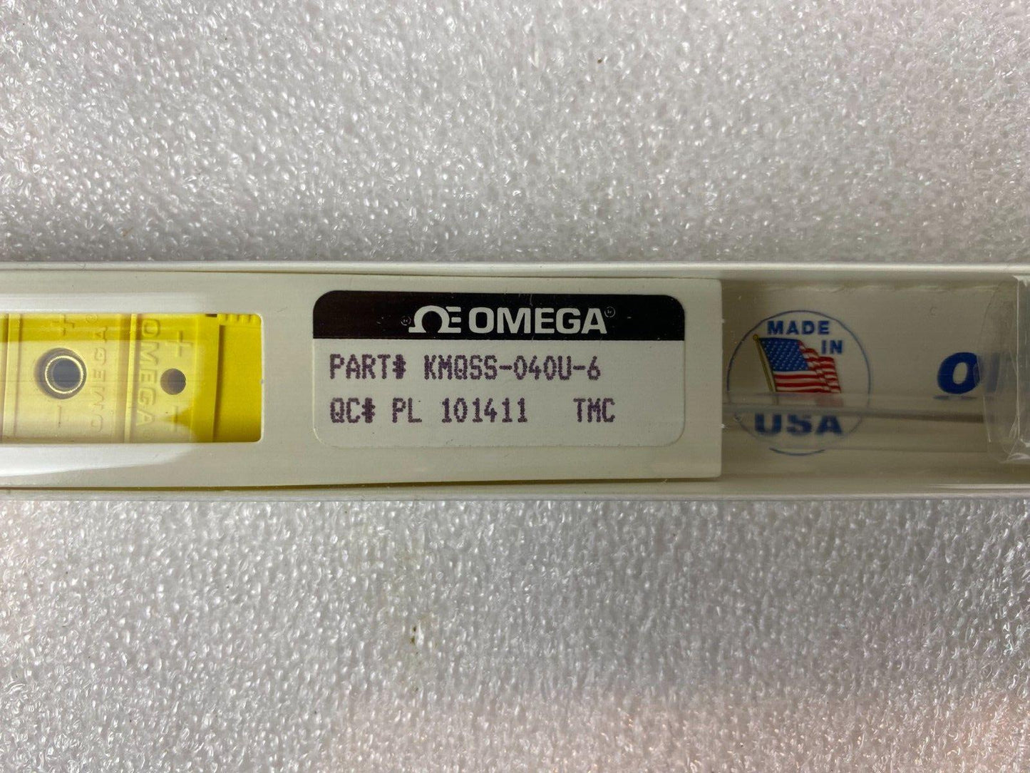 Omega KMQSS-040U-6 Thermocouple Probe – Stainless Steel, Quick Disconnect (New)