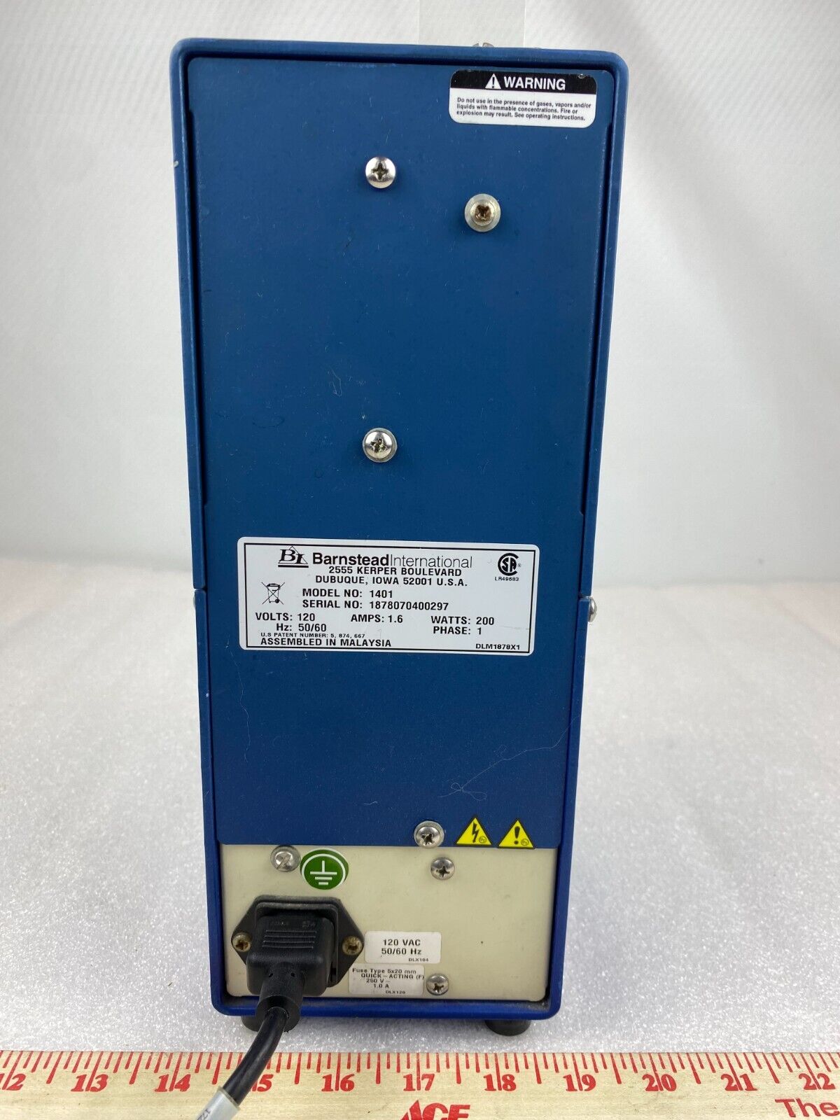 Thermo Scientific Mel-Temp 3.0 Model 1401 – Melting Point Apparatus (Parts/Repair)