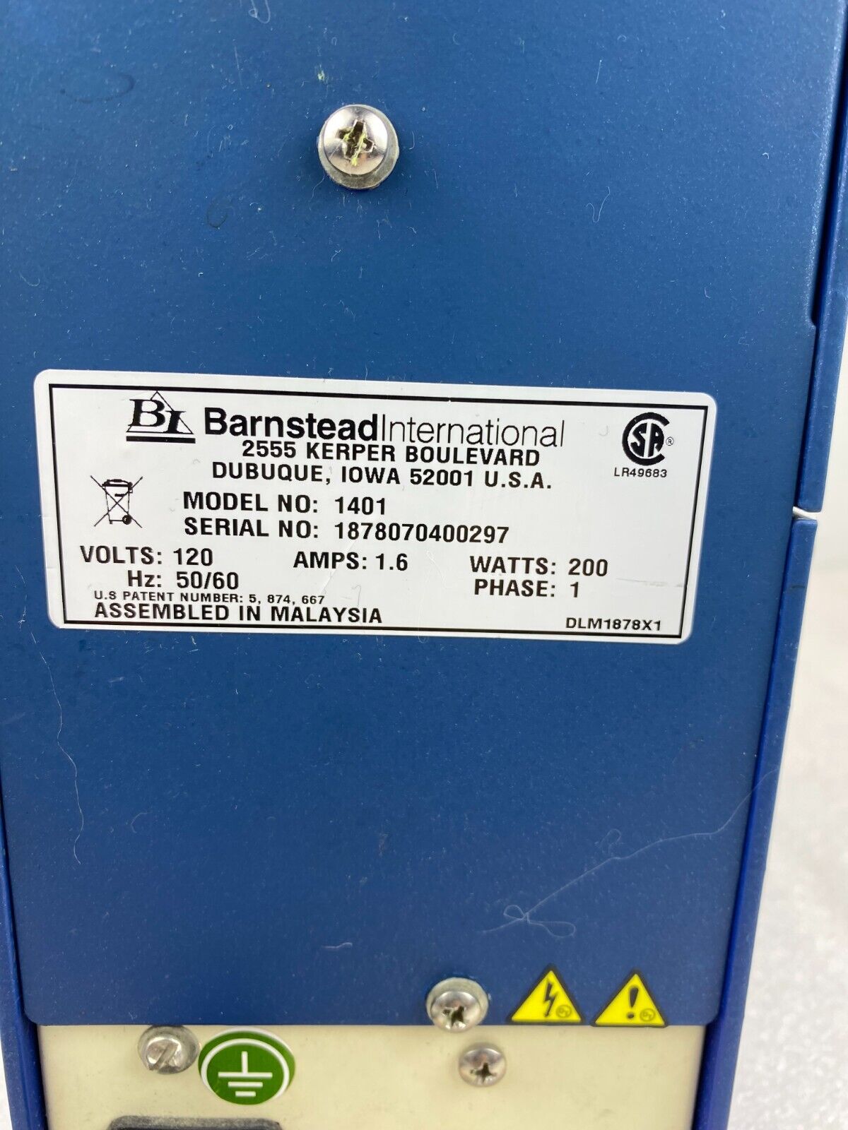 Thermo Scientific Mel-Temp 3.0 Model 1401 – Melting Point Apparatus (Parts/Repair)