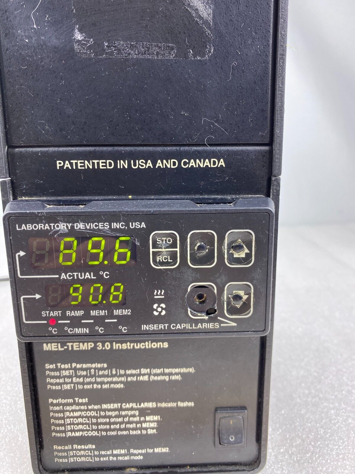 Thermo Scientific Mel-Temp 3.0 Model 1401 Melting Point Apparatus