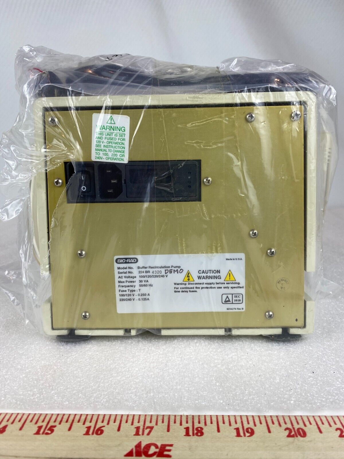 Bio-Rad 224-BR Buffer Recirculation Pump 4320