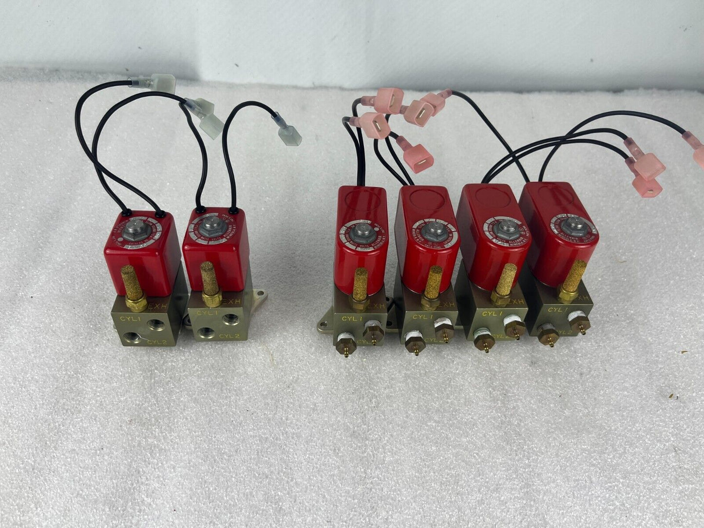 LOT OF 6 ALLENAIR SOLENOID VALVES