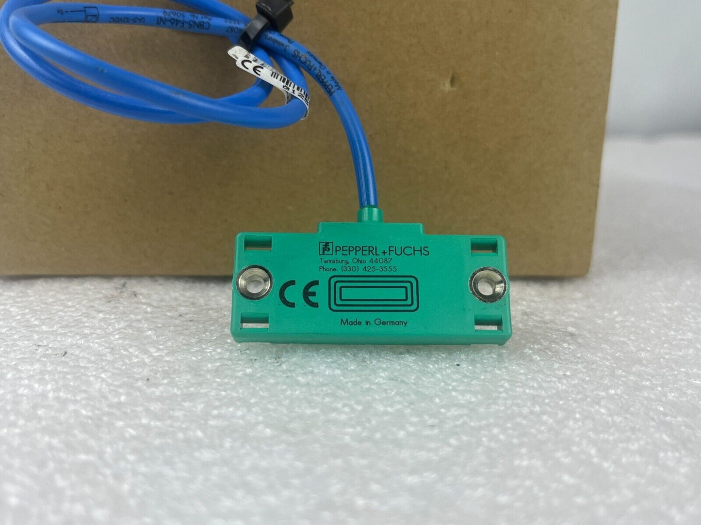 Lot of 2 Pepperl & Fuchs CBN5-F46-N1 Sensors – Inductive Proximity, Untested (As-Is)