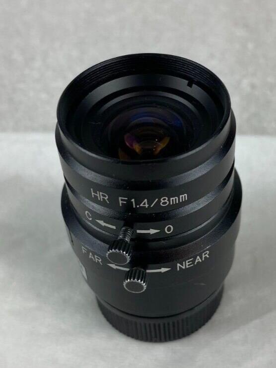 KOWA C-MOUNT CAMERA LENS HR F 1.4/8MM CCD