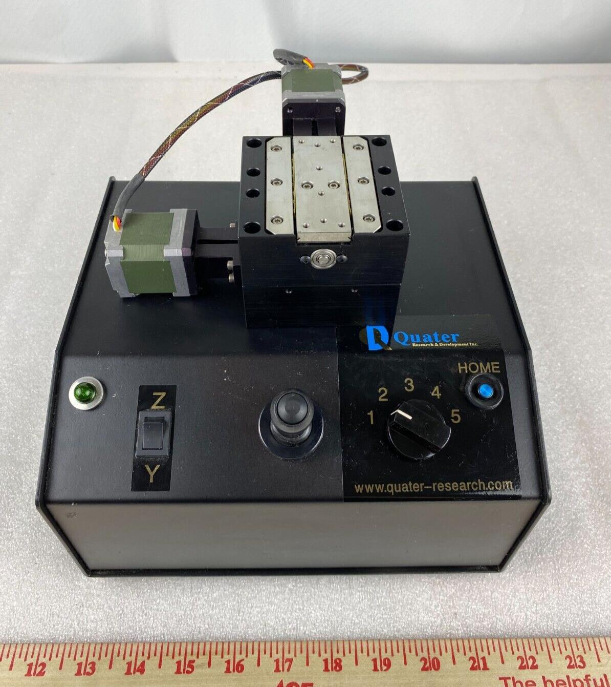 Quater Research Microstepping Controller & Motorized Micropositioner Stage – 3x3 Platform