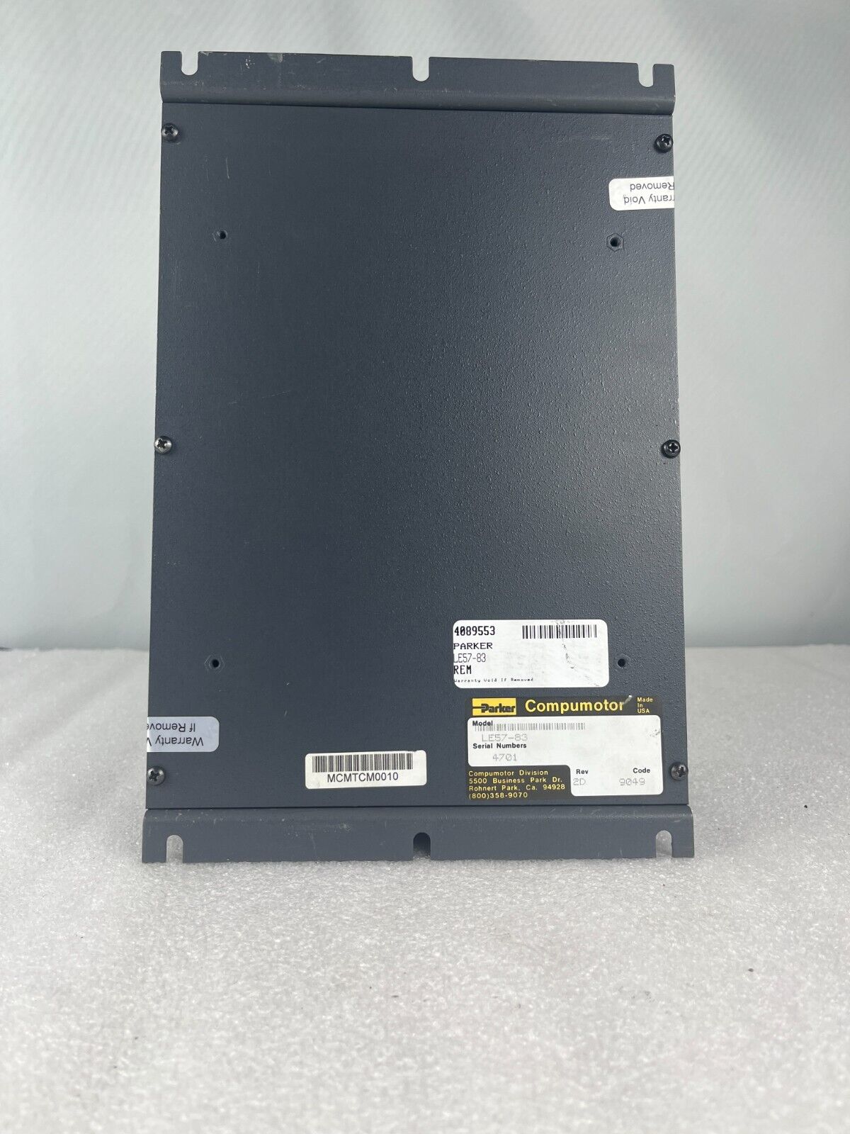 Parker Compumotor LE57-83 Servo Drive LE Stepper Motor (Tested Power Only)