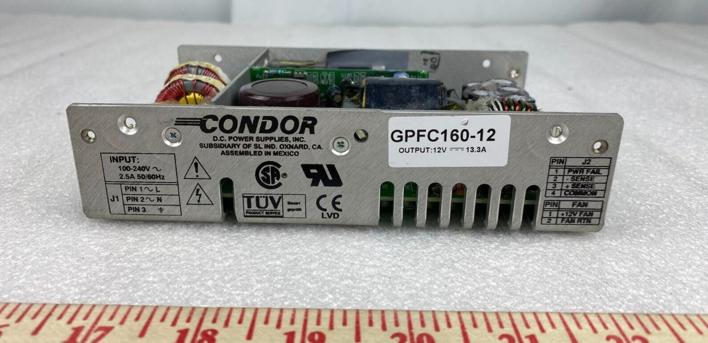 CONDOR GPFC160-12 DC POWER SUPPLY COHERENT LASER POWER SUPPLY