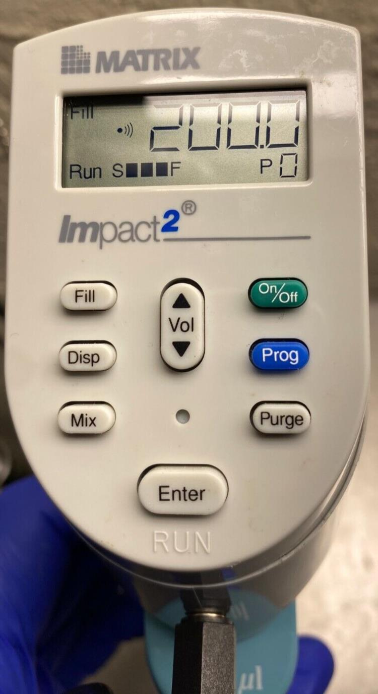Thermo Scientific Matrix Impact 2 250 uL 8 Channel Electronic Pipette