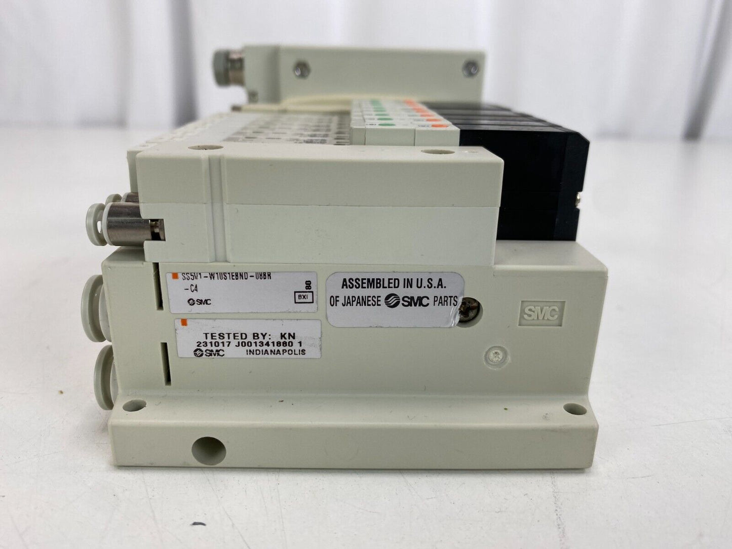 SMC EX260-SEN3 Pneumatic Manifold – 8-Slot with SV1300R-5FU & SV1400R-5FU Modules