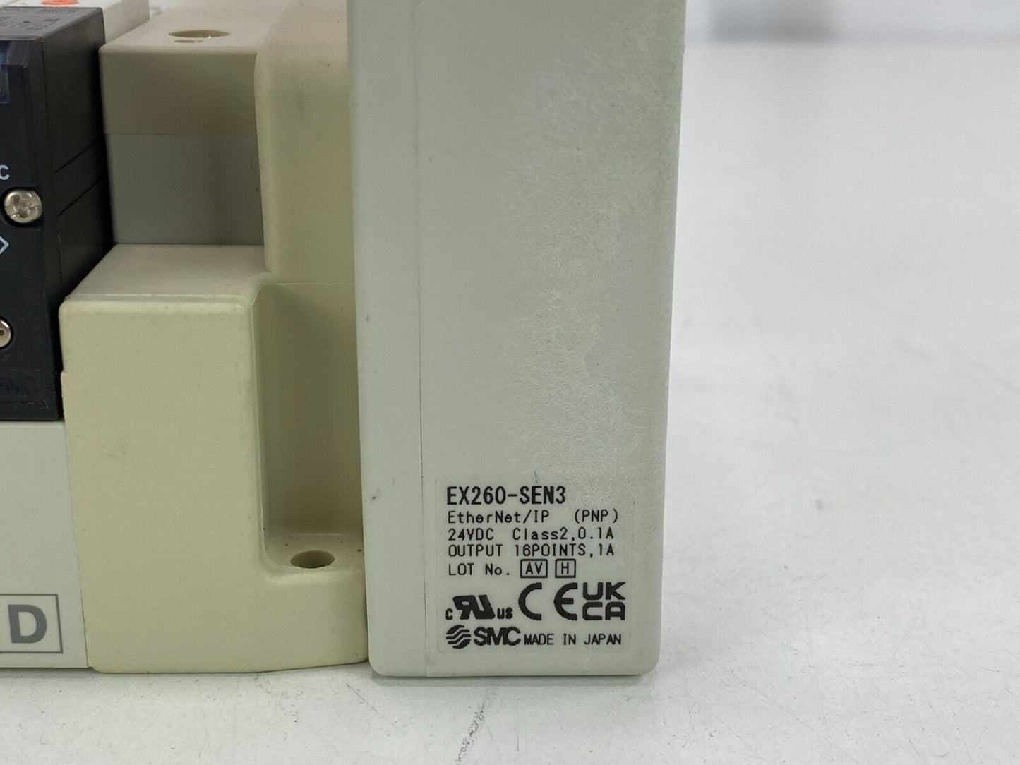 SMC EX260-SEN3 Pneumatic Manifold – 8-Slot with SV1300R-5FU & SV1400R-5FU Modules