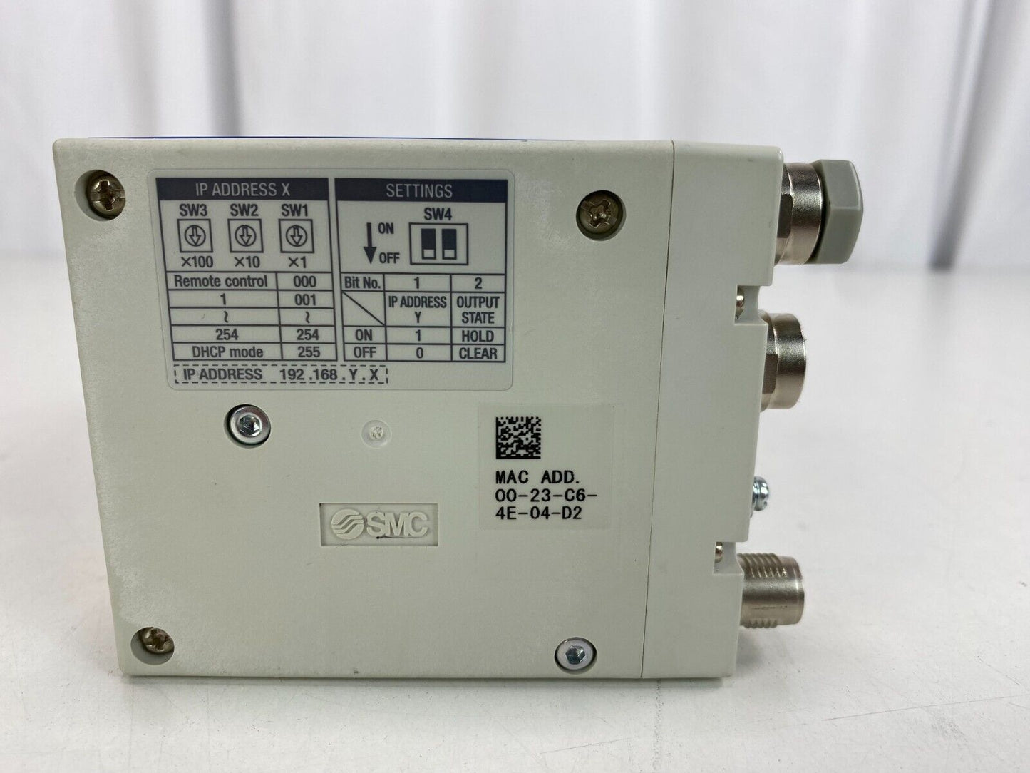SMC EX260-SEN3 Pneumatic Manifold – 8-Slot with SV1300R-5FU & SV1400R-5FU Modules