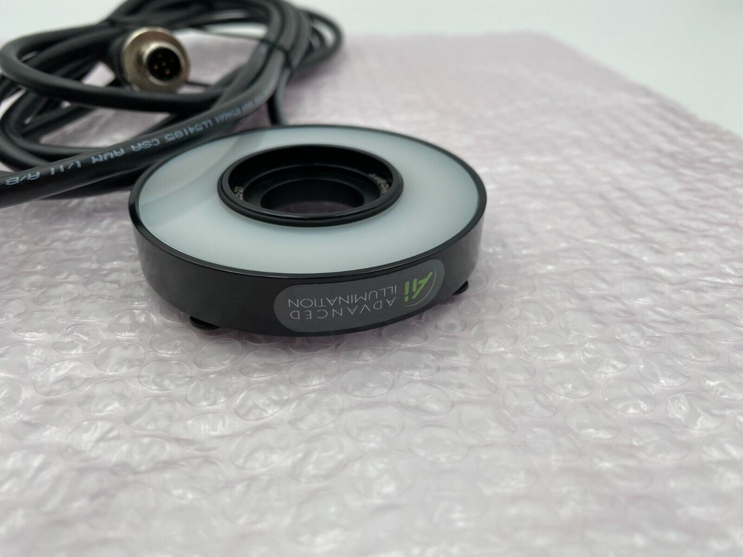 Advanced Illumination RL121-530C1D-3M Machine Vision Ring Light – Green 530nm