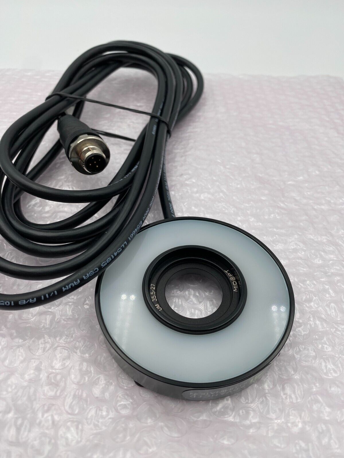 Advanced Illumination RL121-530C1D-3M Machine Vision Ring Light – Green 530nm