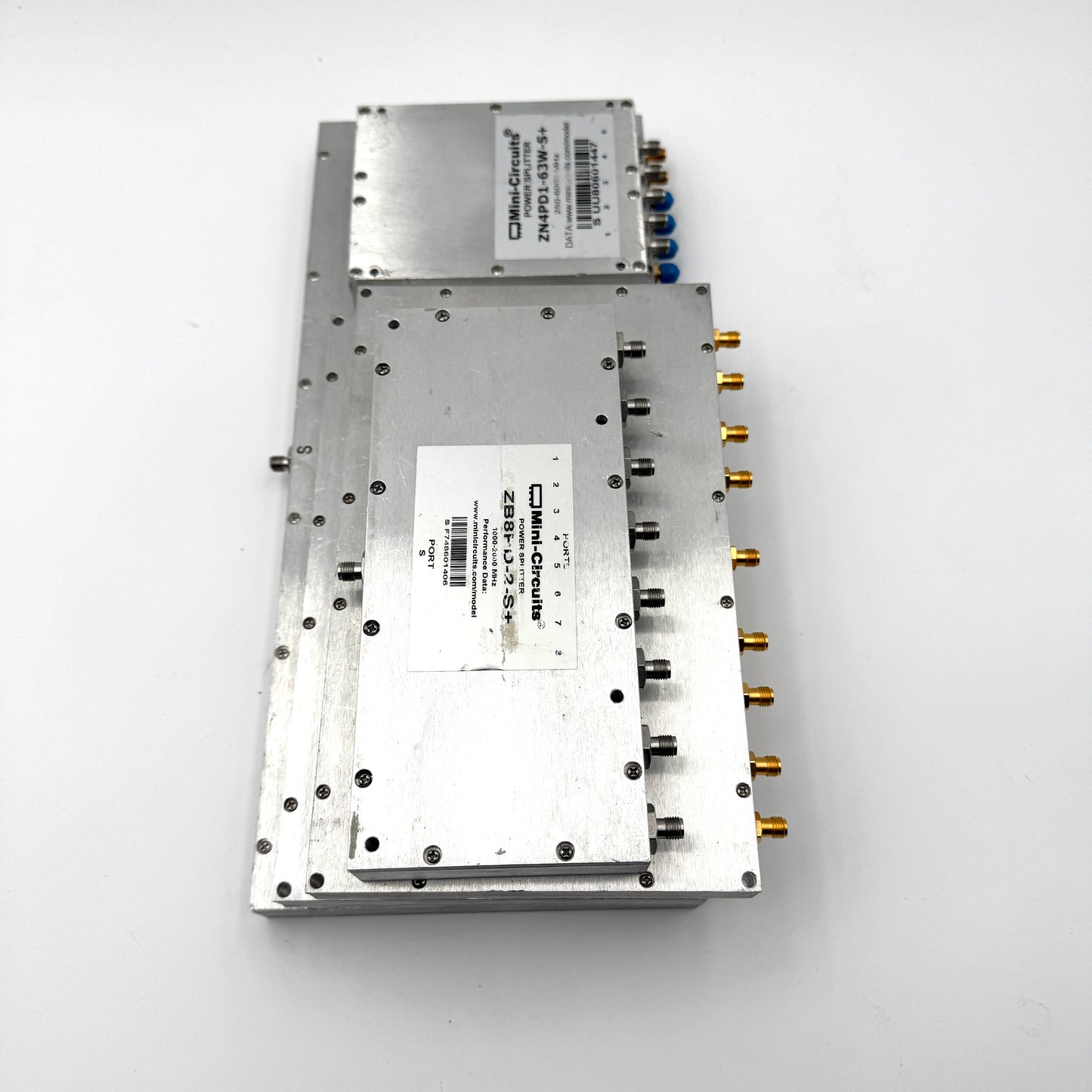 x5 Mini-Circuits Power Splitters ZN4PD1-63W, ZN8PD1-53, ZB8PD-2, ZC24PD-222 Lot