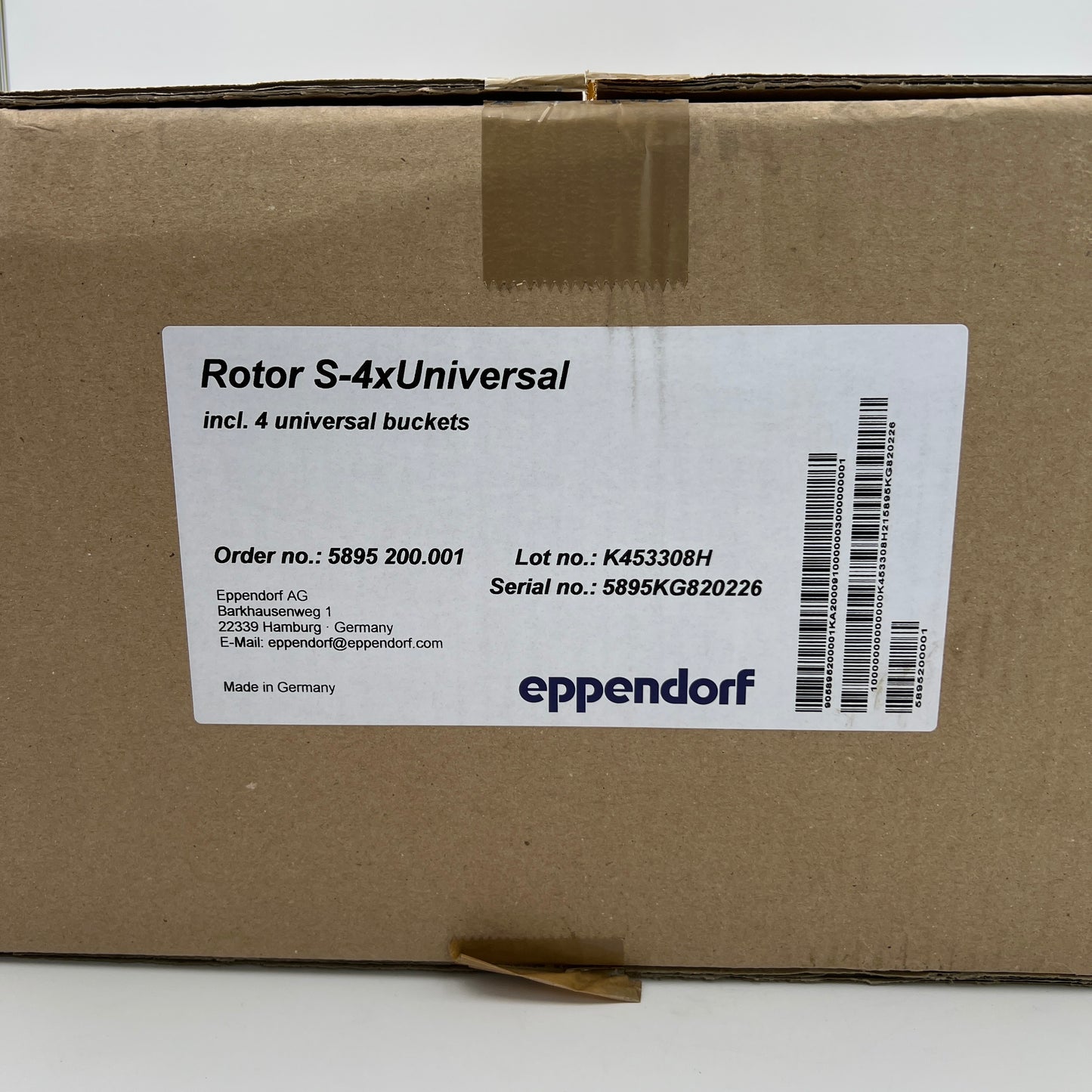 New Eppendorf S-4xUniversal 5910 R - Rotor with Buckets 5895