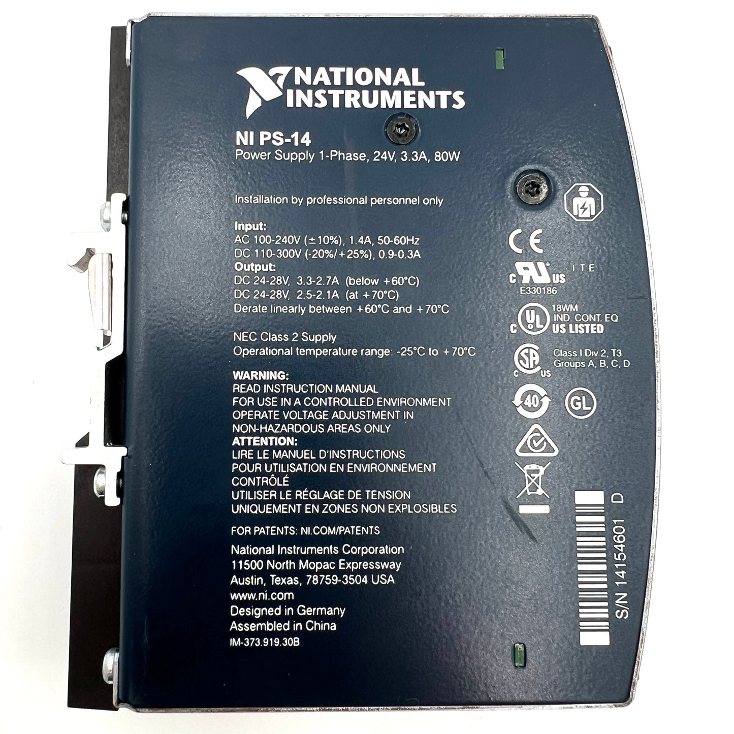 National Instruments NI PS-14