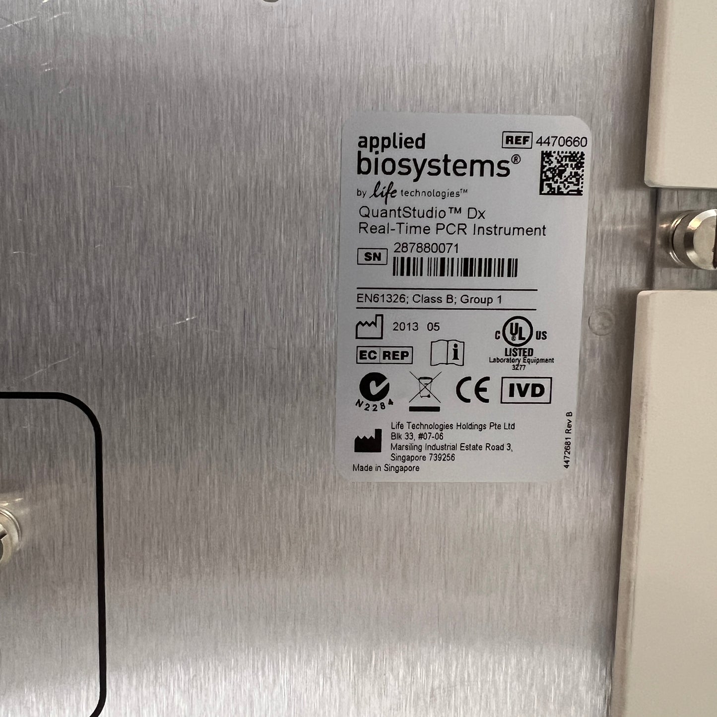 Applied Biosystems QuantStudio Dx Real-Time PCR Instruments 4470660 - Tested