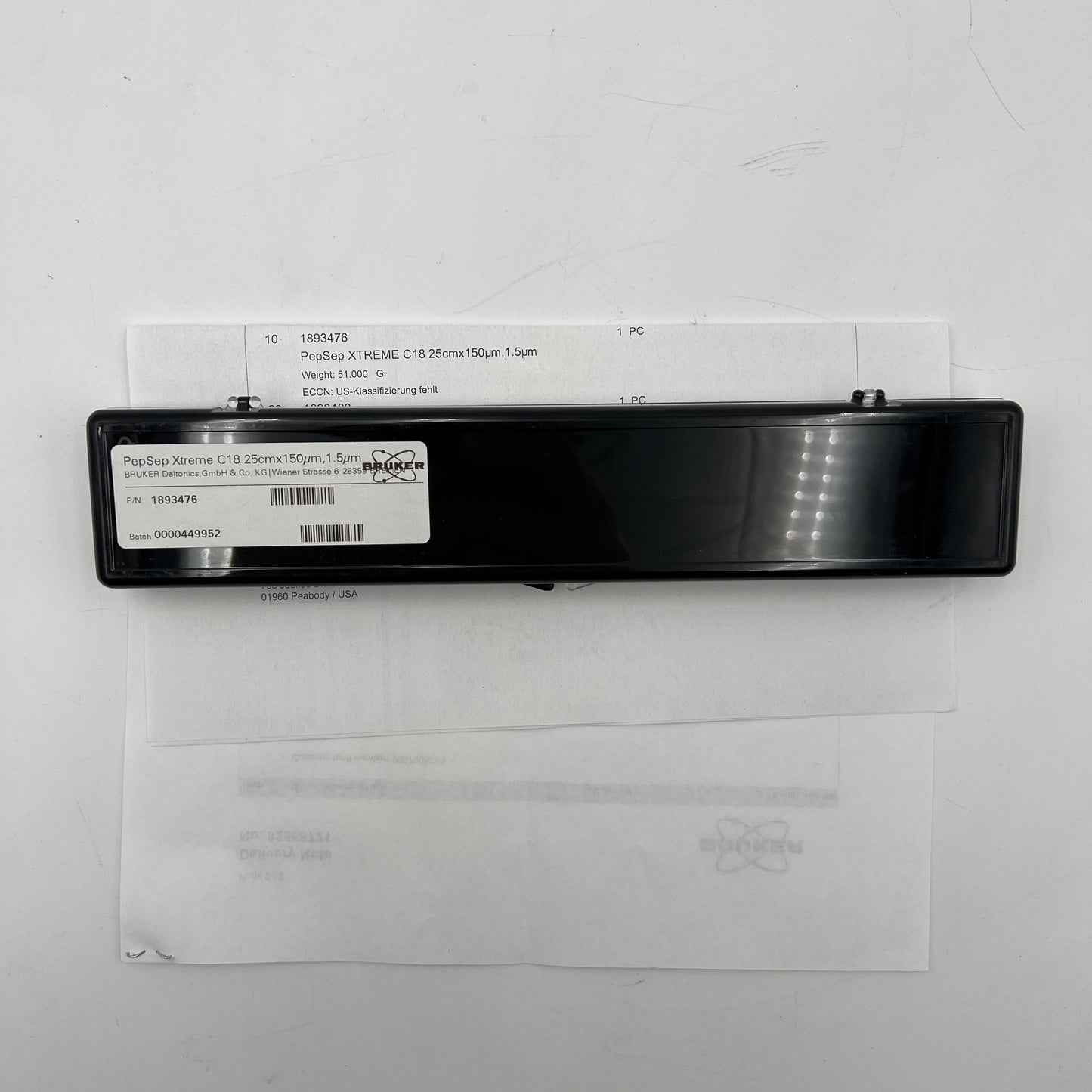 Bruker HPLC Xtreme PepSep C18 25 cm x 150 µm, 1.5 µm 1893476 - New