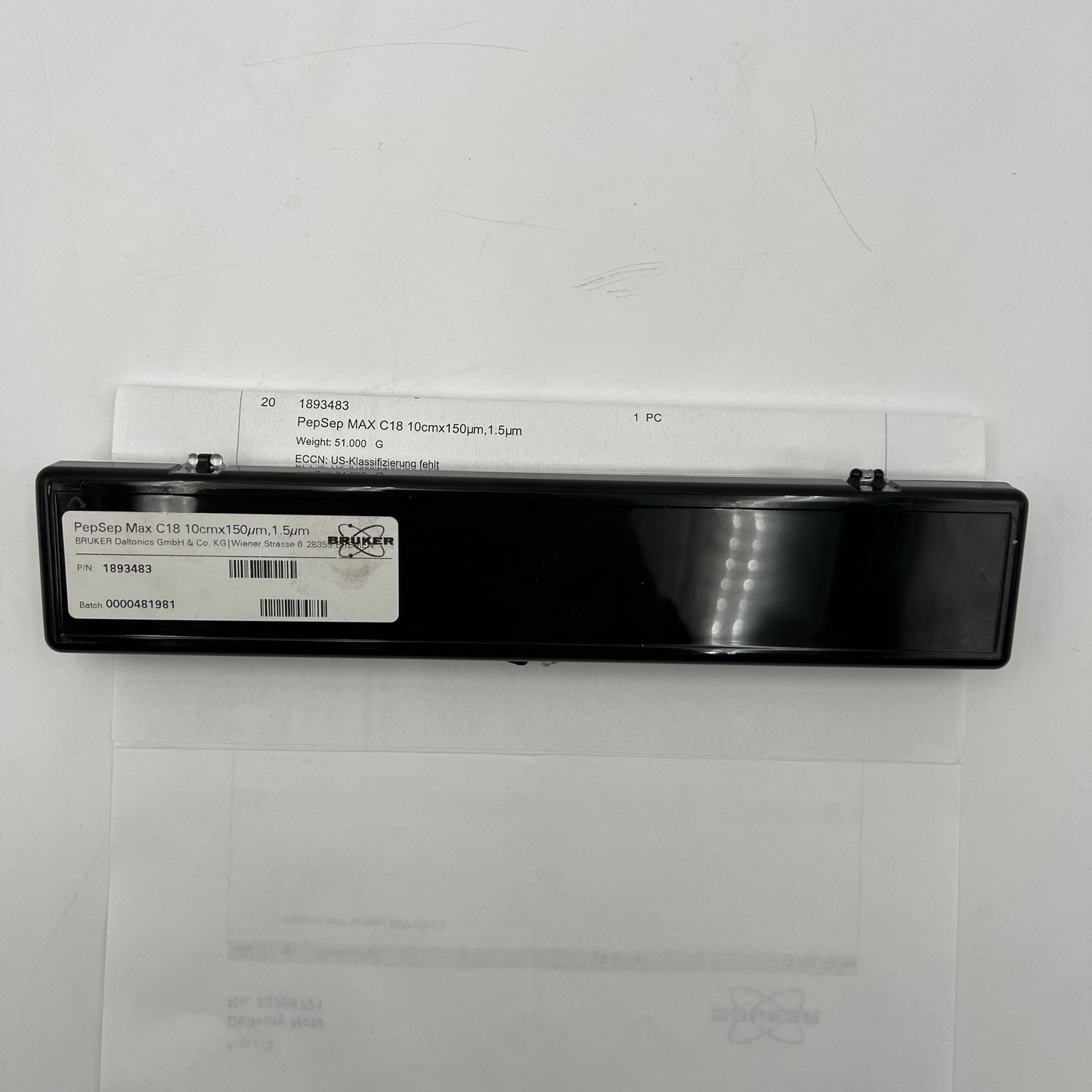 Bruker PepSep MAX C18 HPLC 10 cm x 150 µm x 1.5 µm 1893483 - New