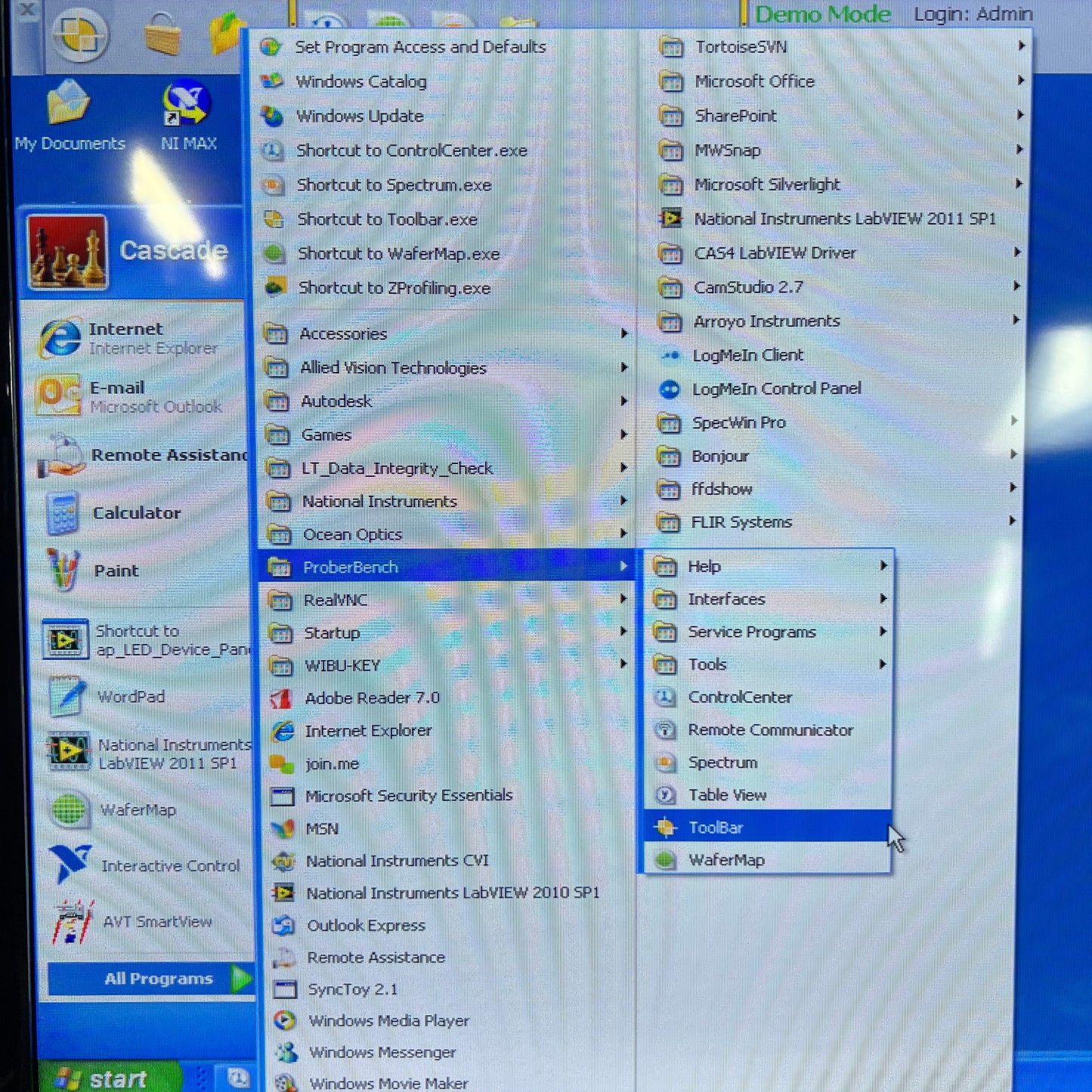 Cascade Microtech BlueRay 200 Probe Bench PC w/ Software & Kernel Controller