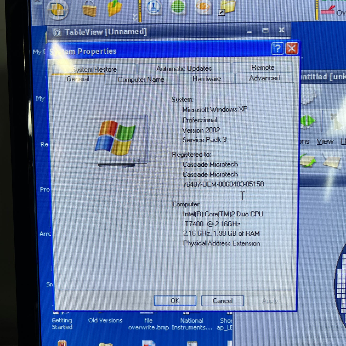 Cascade Microtech BlueRay 200 Probe Bench PC w/ Software & Kernel Controller