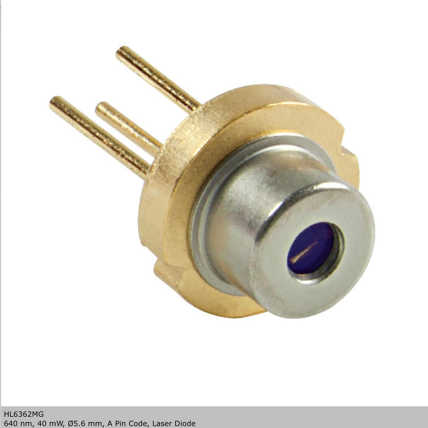 Thorlabs HL6362MG 640nm 40mW Ø5.6mm A-Pin Code Laser Diode NEW