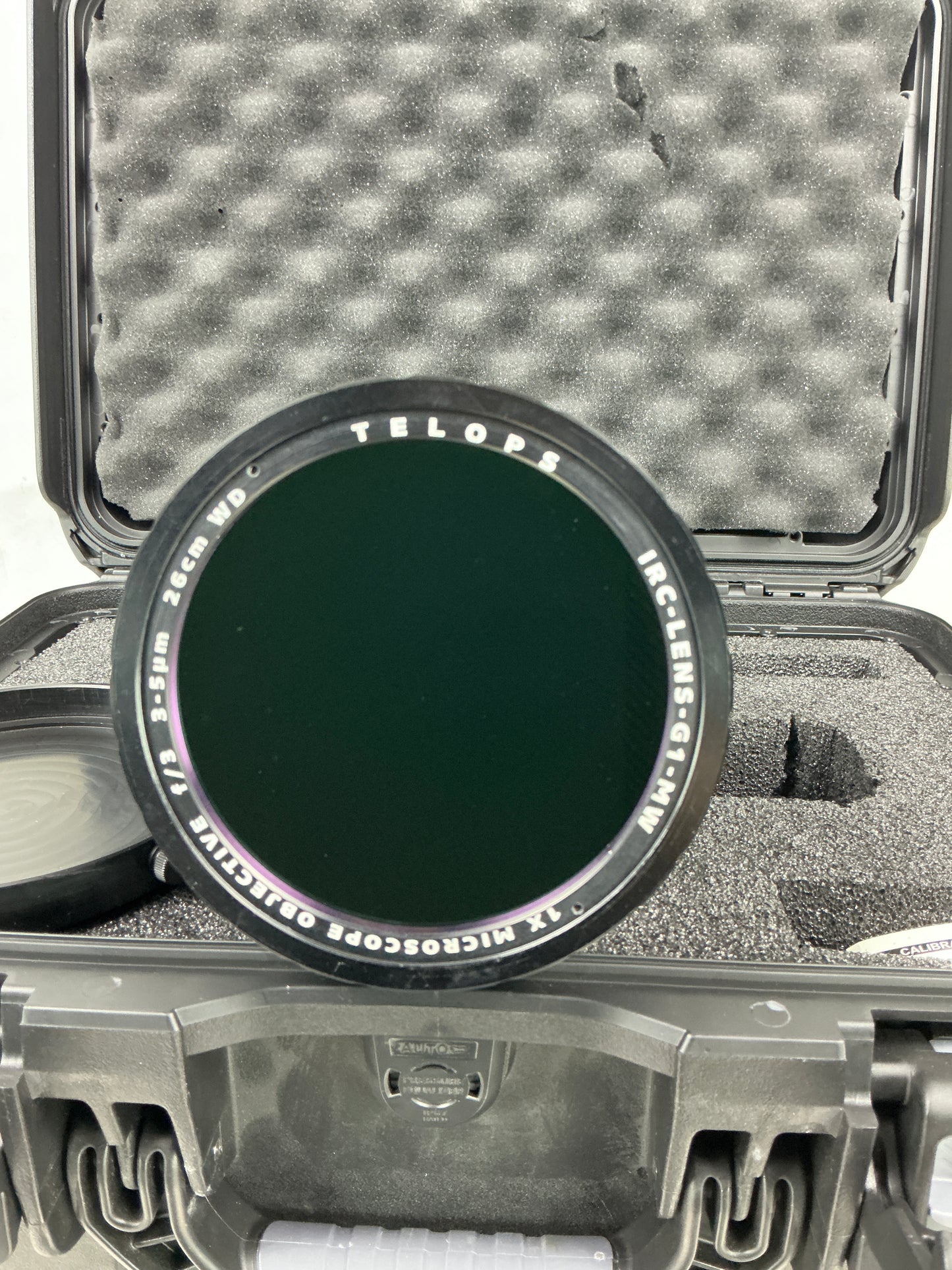 Telops IRC‑LENS‑G1‑MW 1× Microscope Objective Lens – Midwave IR – w/ Case