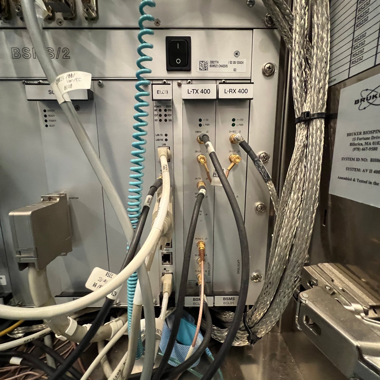 Bruker Avance II 400 NMR Spectrometer – UltraShield Plus 400MHz – BBO Probe – HPPR/2