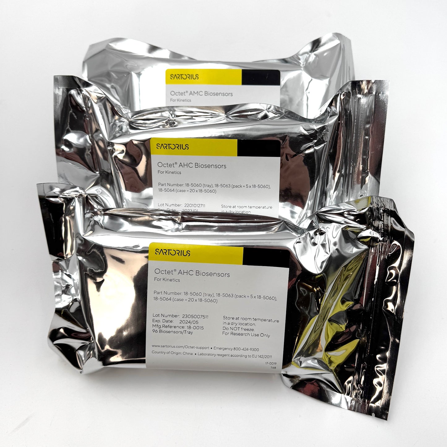 3x Sartorius 18-5060 Octet AHC Biosensors for Kinetics – Factory Sealed, EXP 2023/01