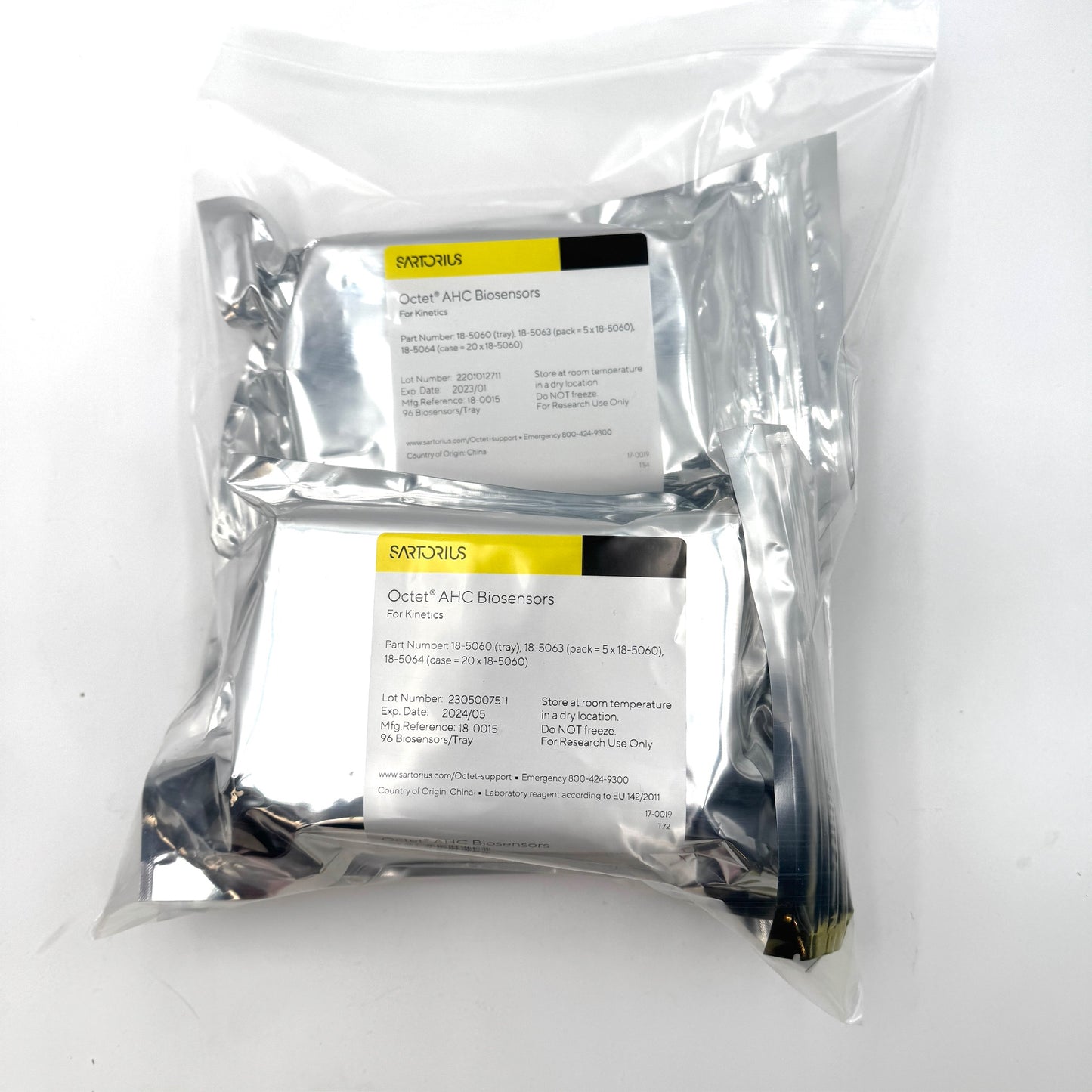 3x Sartorius 18-5060 Octet AHC Biosensors for Kinetics – Factory Sealed, EXP 2023/01