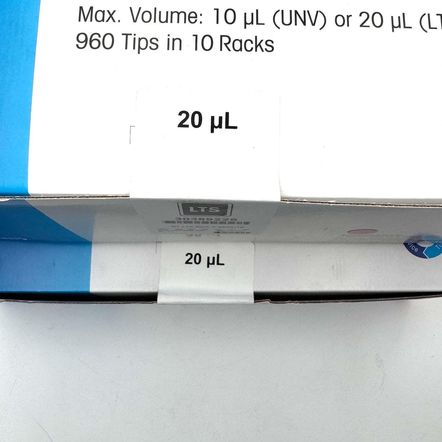 Rainin LTS 20µL F 960A/10 Pipette Tips – 2 Boxes New Sealed Box
