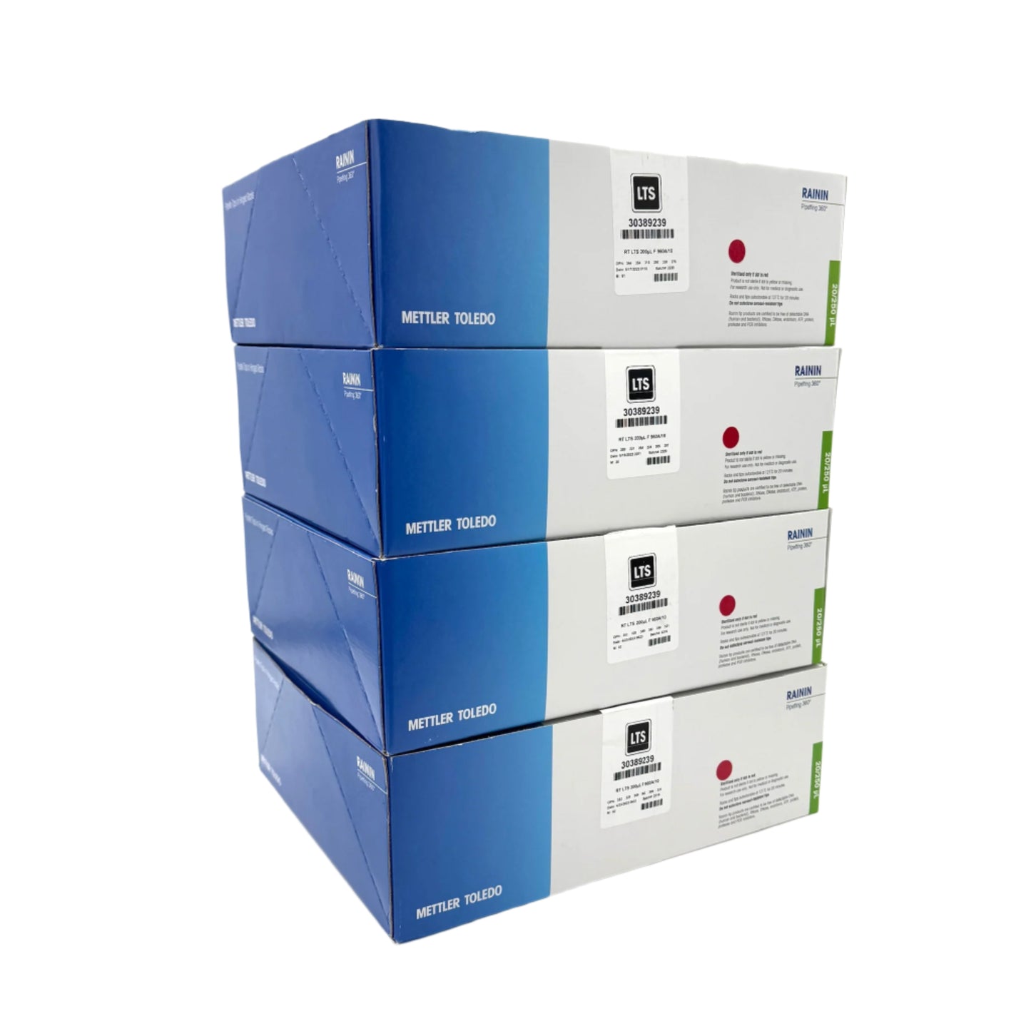 Rainin LTS 200µL F 960A/10 Pipette Tips – 4 Boxes New In Box