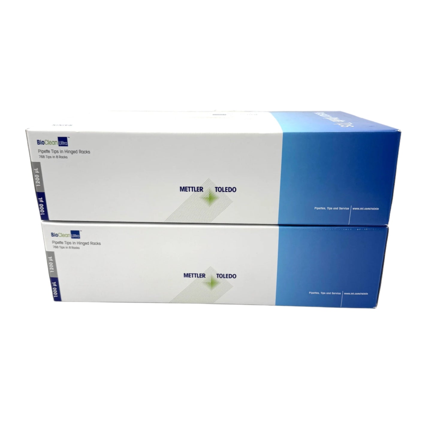 Rainin Mettler Toledo LTS 1000µL F 768A/8 Pipette Tips – 2 New Boxes, 768 Tips Each