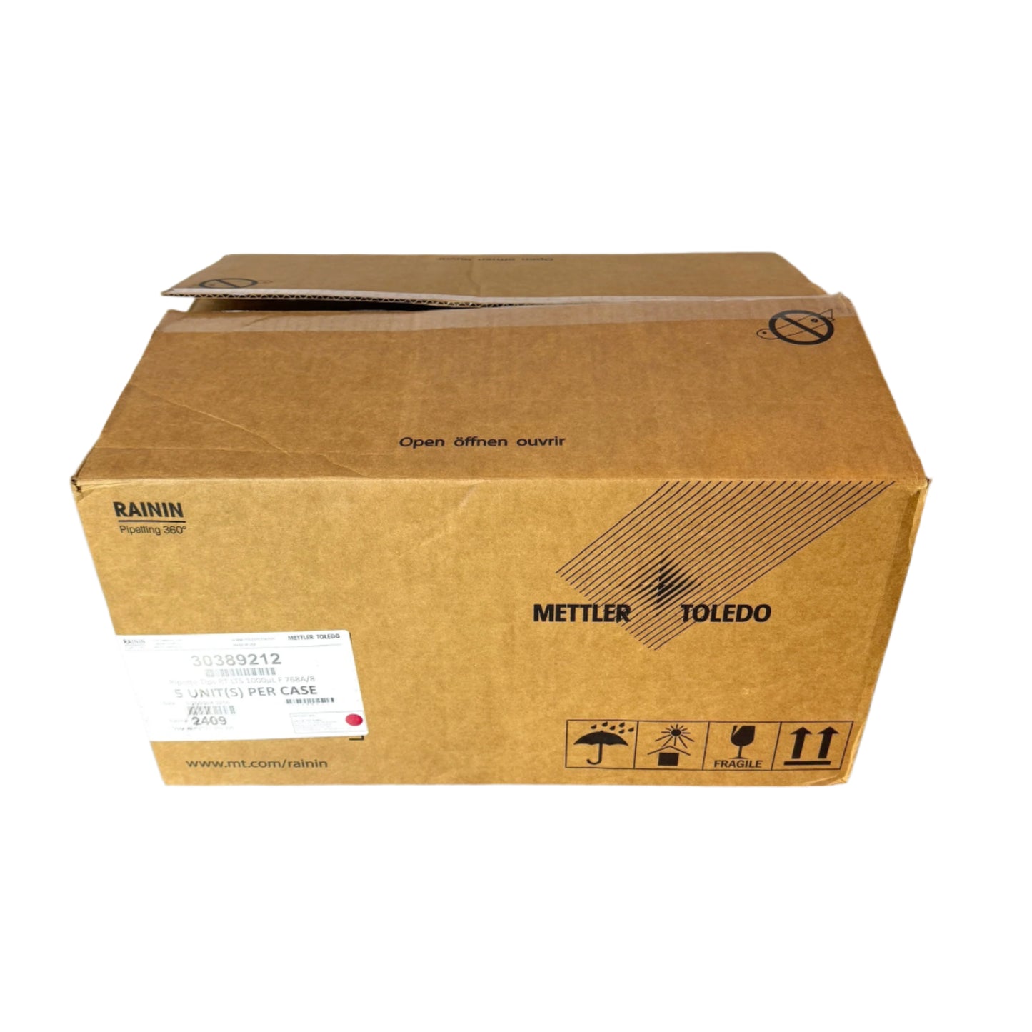 Rainin Mettler Toledo LTS 1000µL F 768A/8 Pipette Tips – 4 Factory Sealed Boxes, 768 Tips Each
