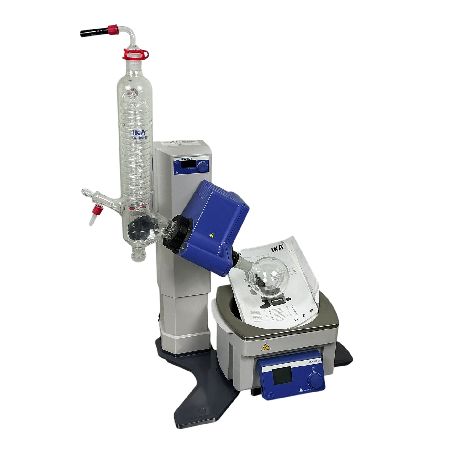 IKA RV8 Rotary Evaporator W/ Digital Bath HB 10 & L14 Condenser