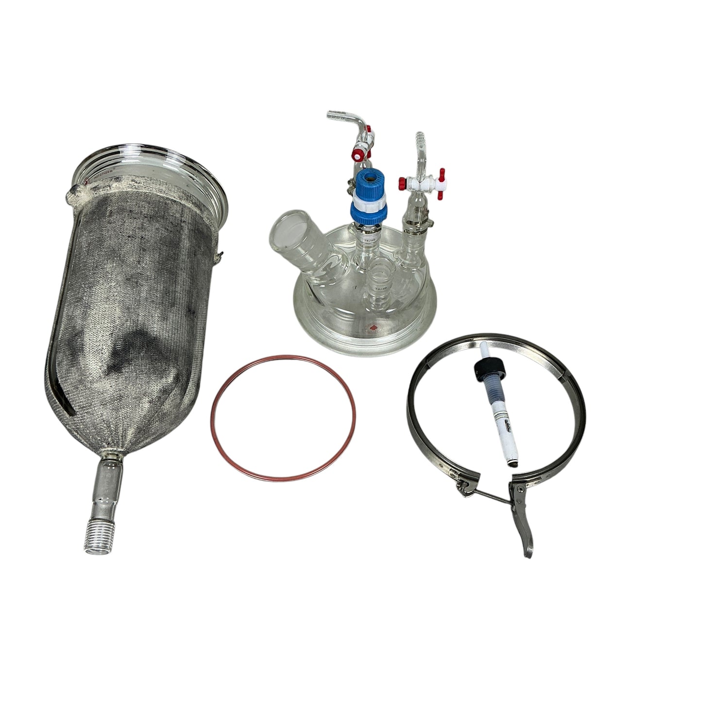 Ace Glass Instatherm Reaction Vessel with Stand & Heidolph RZR 2041