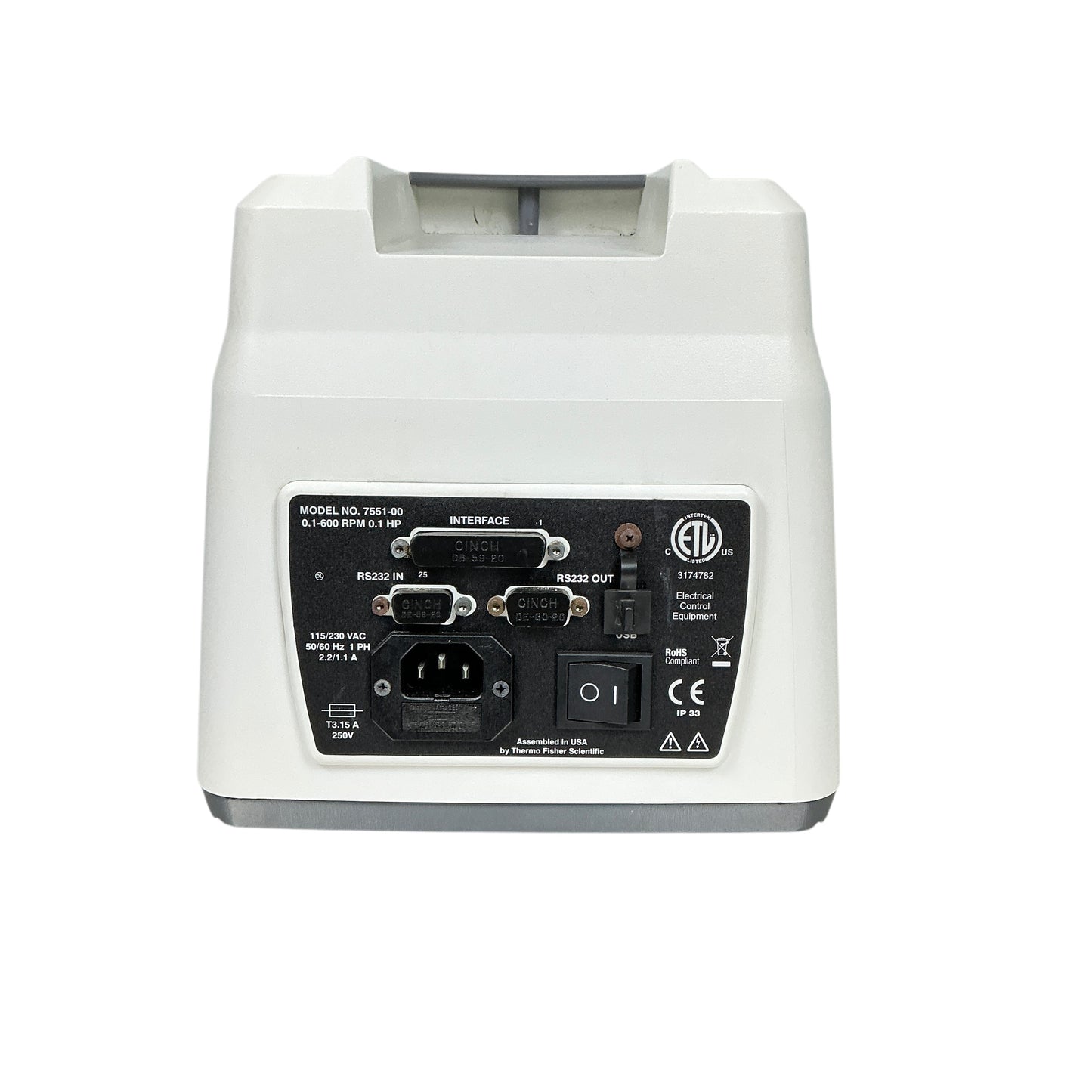 Cole-Parmer MaserFlex L/S 7551-00 w/ Easy-Load II 600 RPM