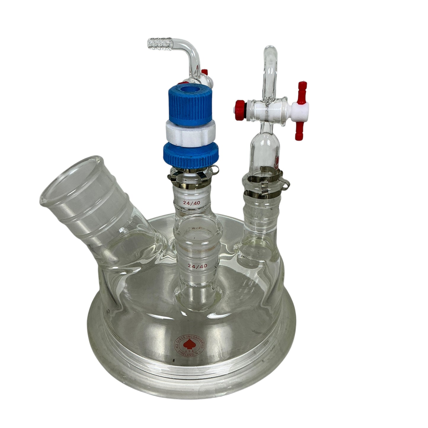 Ace Glass Instatherm Reaction Vessel with Stand & Heidolph RZR 2041