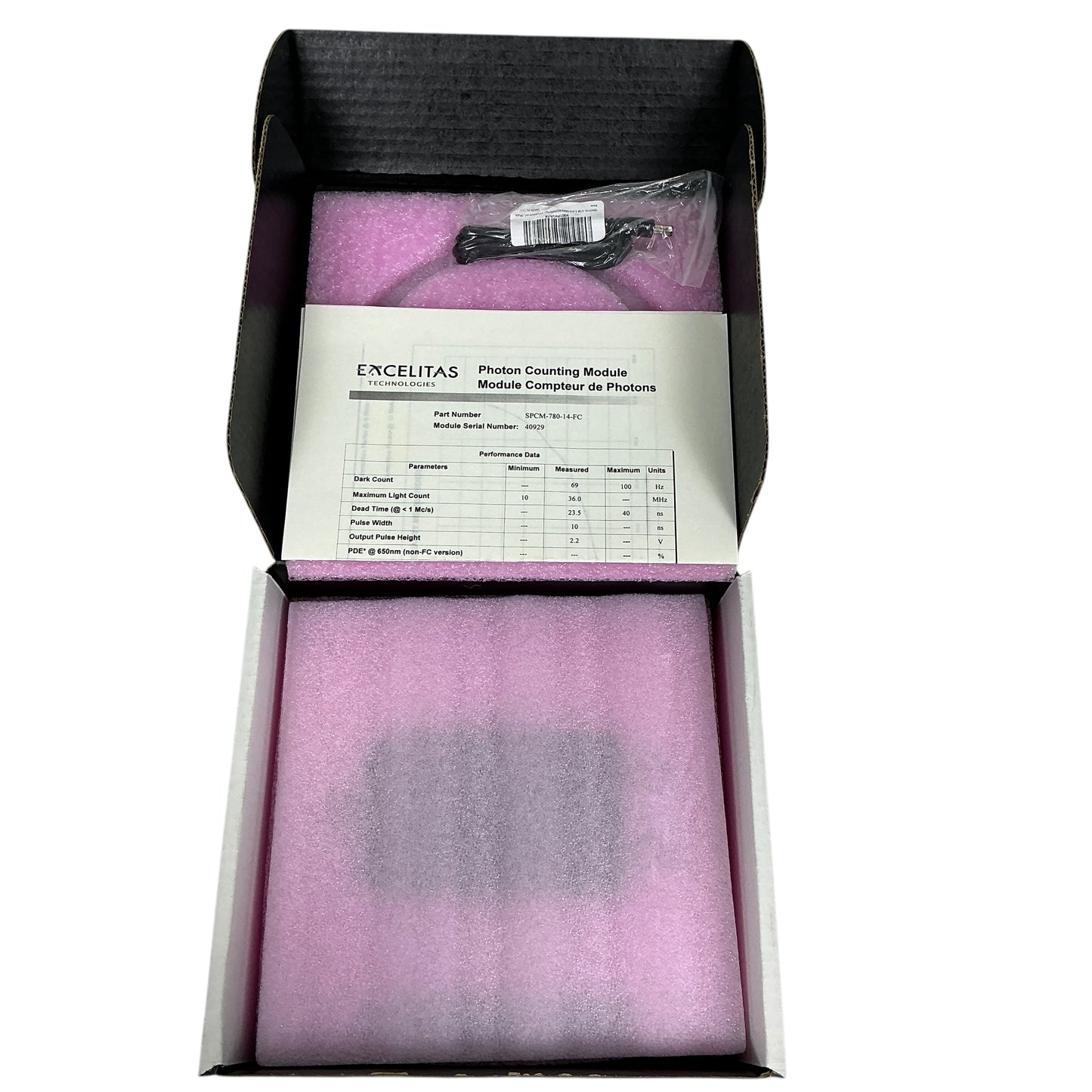 Excelitas SPCM-780-14-FC Single Photon Counting Module - New