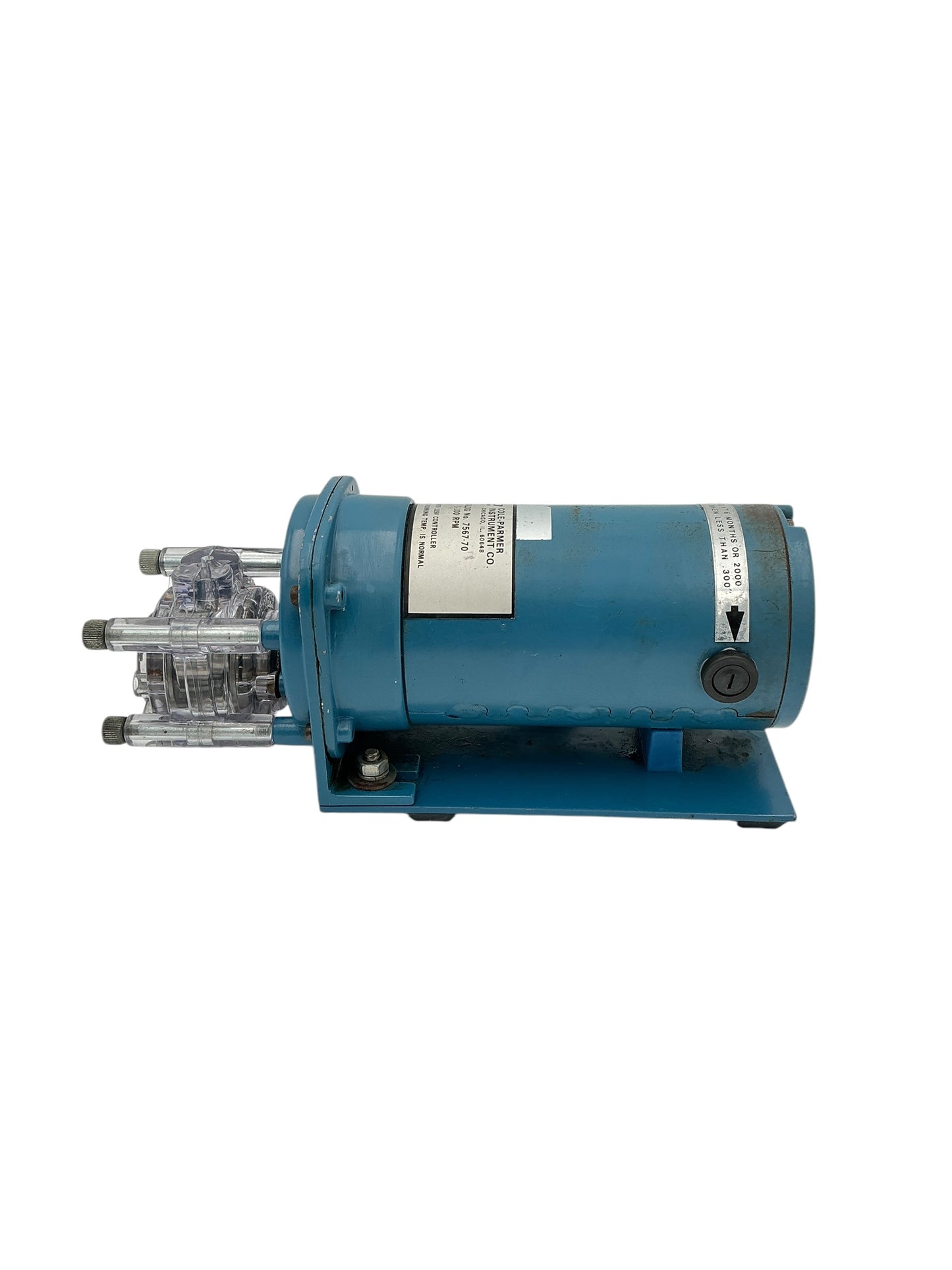 Cole-Parmer MasterFlex Peristaltic Pump 7567-70 W/ Head 7014-20 100RPM