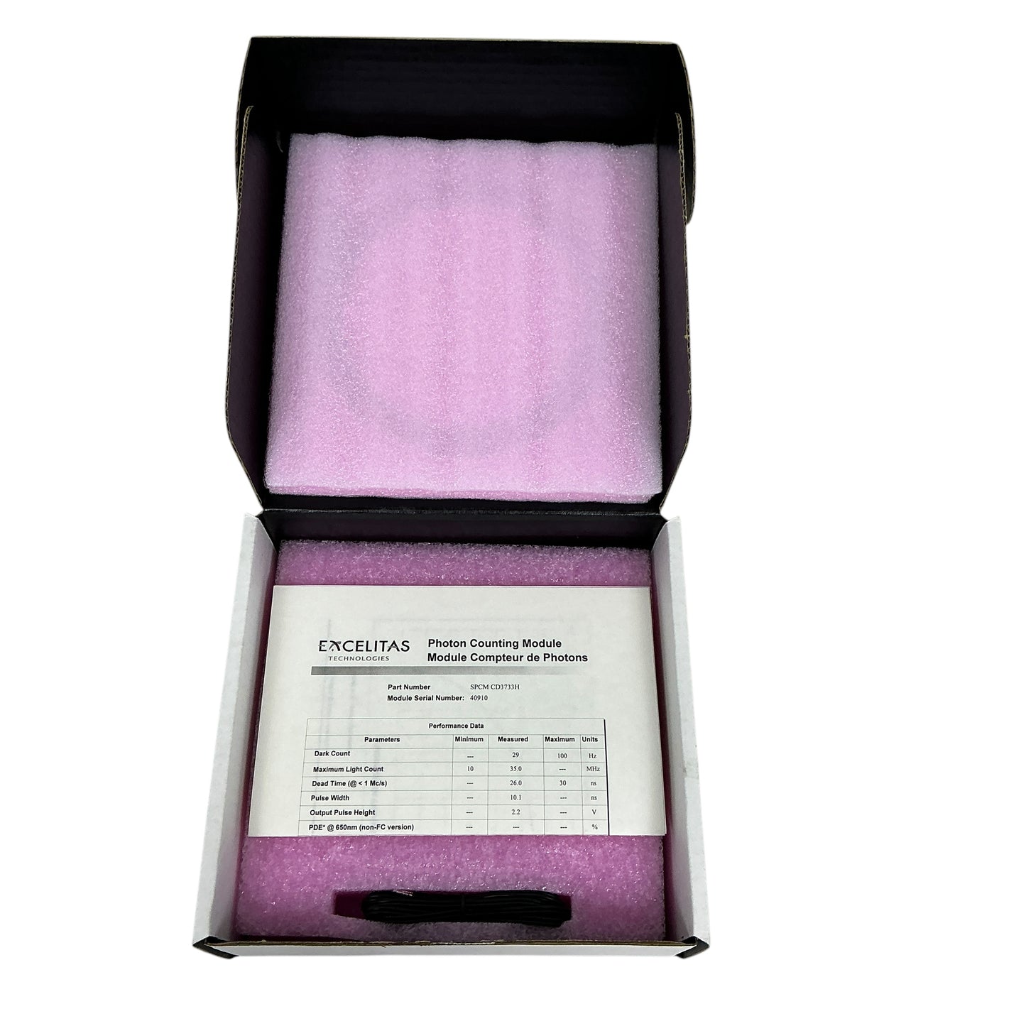 Excelitas SPCM-CD3733 Single Photon Counting Module - New
