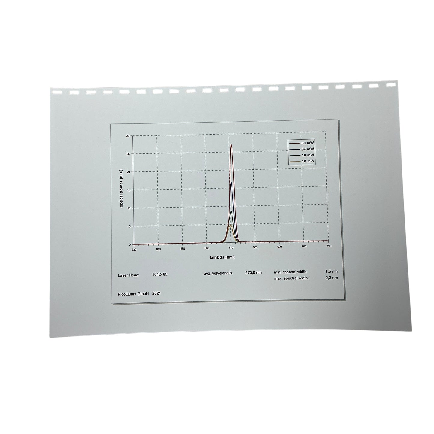 PicoQuant LDH-P-C-670M Laser Head Picosecond Pulses - New Open Box