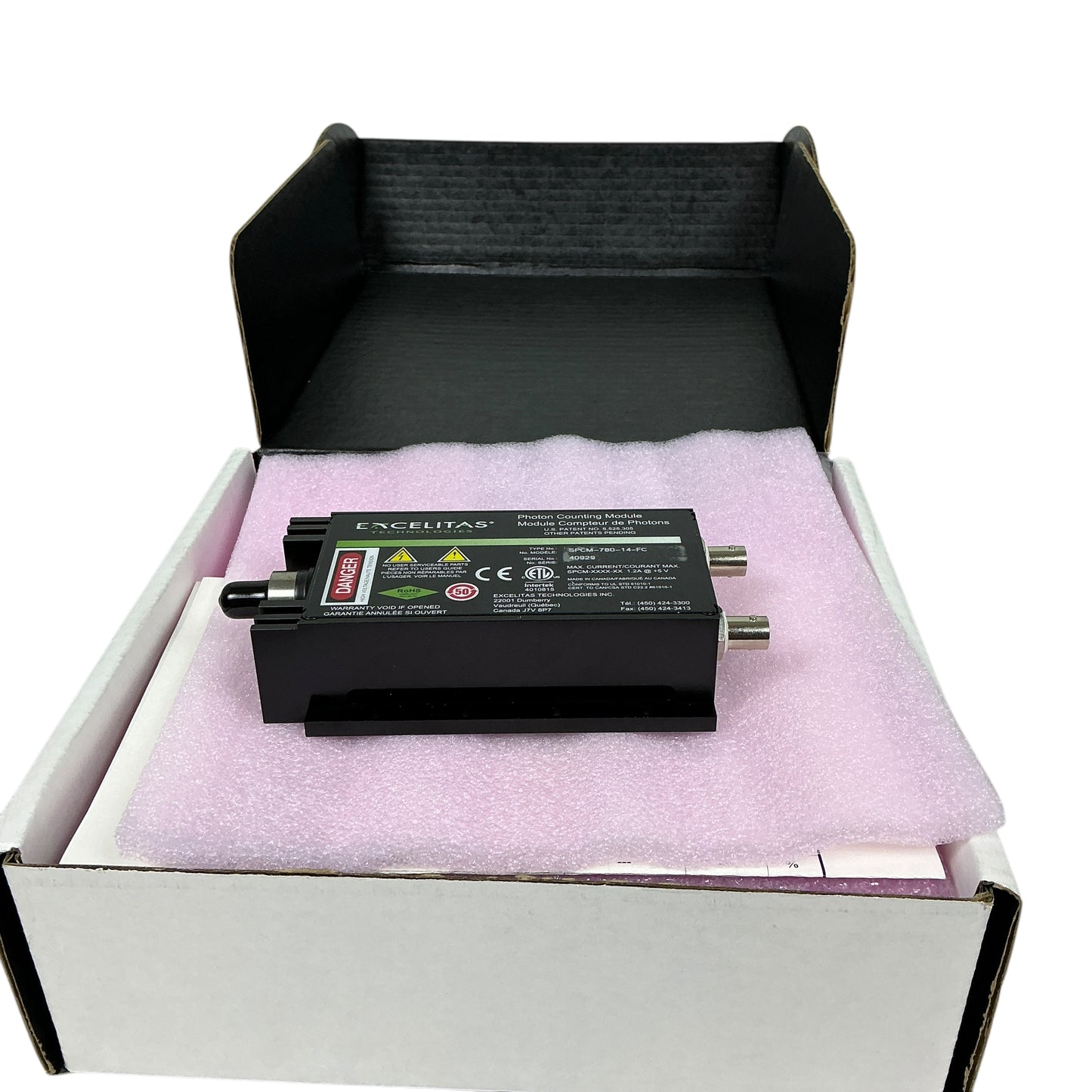 Excelitas SPCM-780-14-FC Single Photon Counting Module - New