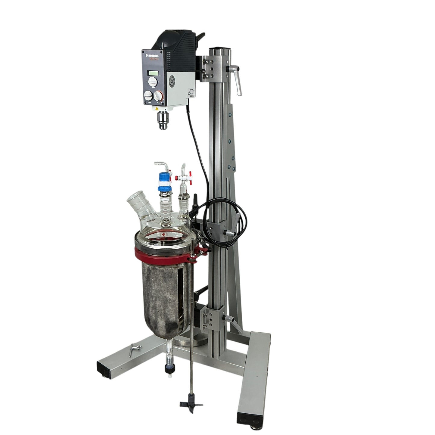 Ace Glass Instatherm Reaction Vessel with Stand & Heidolph RZR 2041