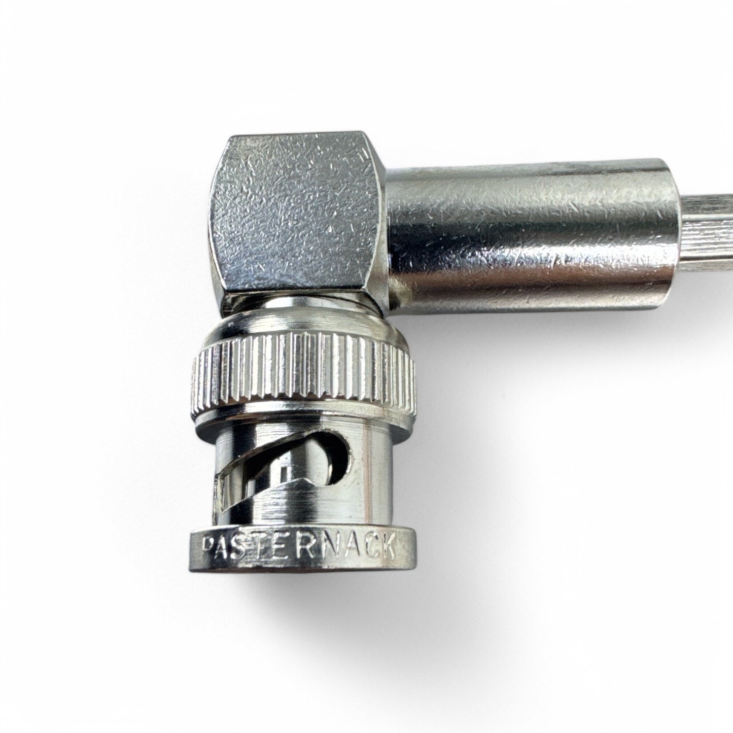 Pasternack BNC Male to BNC Male Right Angle Cable RG316-DS Coax, LF Solder, RoHS